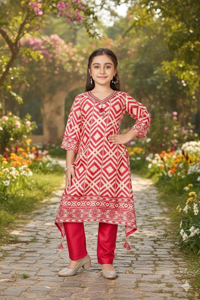 GIRLS CHURIDAR L/S